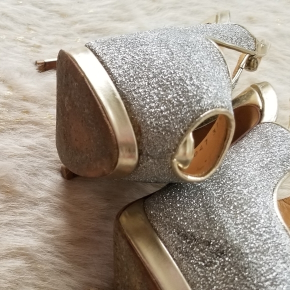 Giuseppe Zanotti Peep Toe Sparkle Pumps - Picture 12 of 15